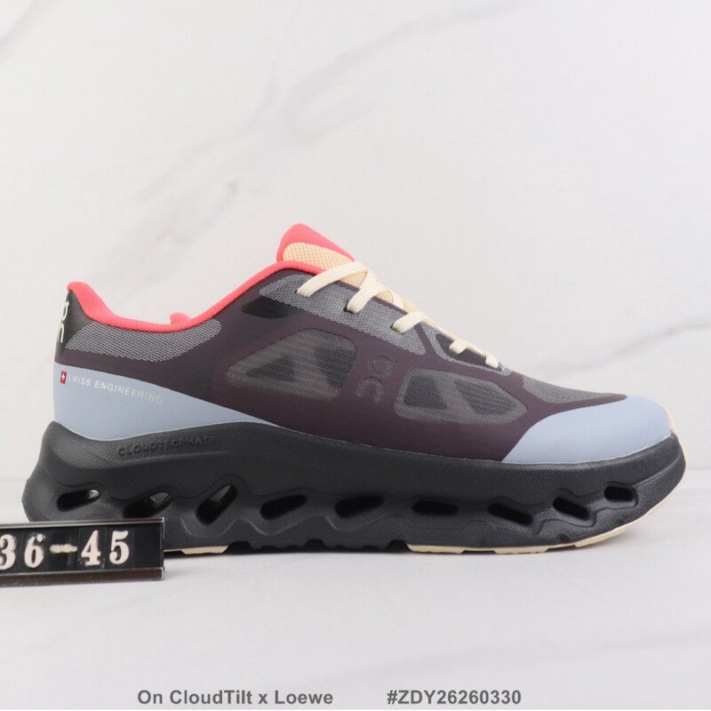 On Cloudtilt X Loewe Co-Branded Casual Running Shoes Fabric Men's and Women's Sports Shoes