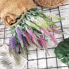 Simulated Flower INS Style Salvia Flower Manufacturer Fake Green Plant Wholesale Wedding Celebration Decorative Crafts Cross-border MW73778