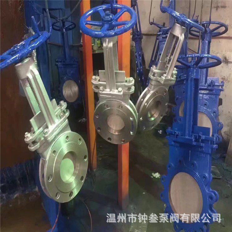 PZ73Y-10C DN65 铸钢对夹式刀闸阀 手动闸板阀 薄型闸阀 插板阀