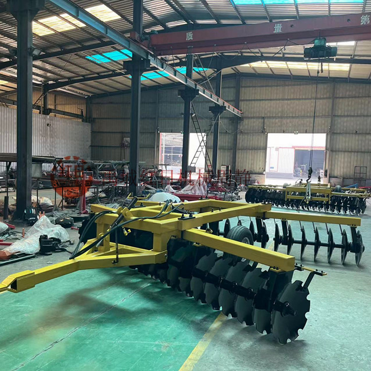 5米缺口圆盘耙  圆盘耙工作视频  重型圆盘耙  液压折翼圆盘重耙