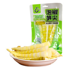 媛竹泡椒笋尖100g休闲零食开袋即食宿舍野餐袋装【q】
