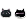 Black + pink cute cat