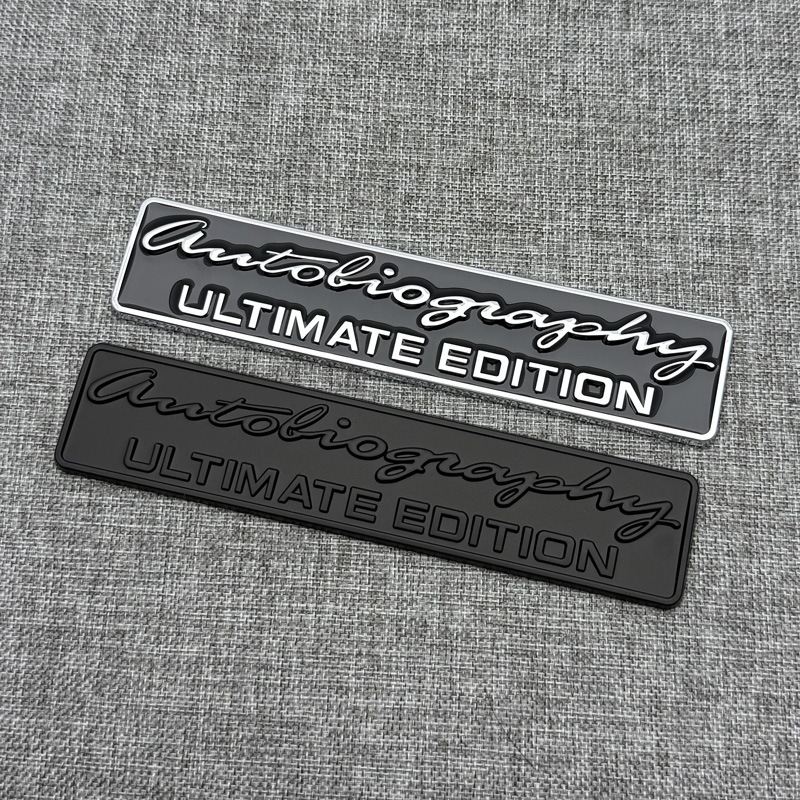 Suitable for Land Rover Range Rover Modification, British Queen Signature Logo Genesis Edition Limited Edition Car Emblem Commemorative Rear Emblem Car Sticker