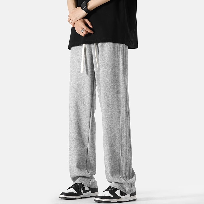 NASA Pants Boys 2025 New Spring and Autumn Loose Straight Men's Casual Grey Sports Pants Men's Trousers