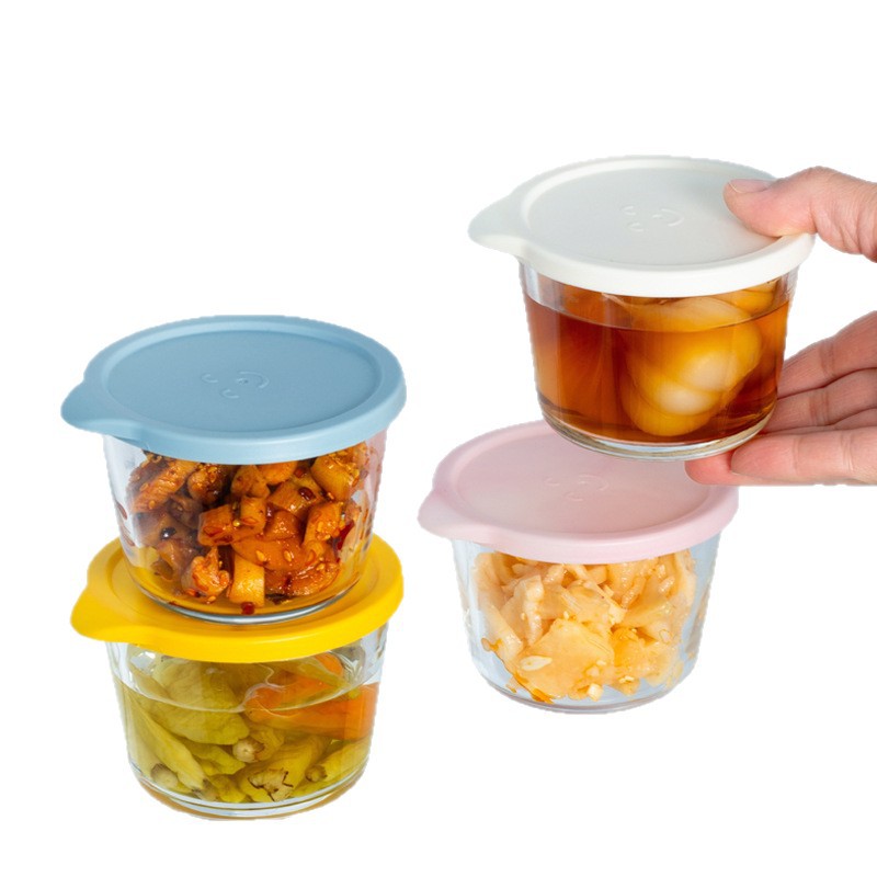 Tarro para kimchi, tarro para encurtidos con tapa, tarro de almacenamiento transparente de vidrio apto para alimentos, tarro sellado para granos, frutas y verduras, venta al por mayor. image 6