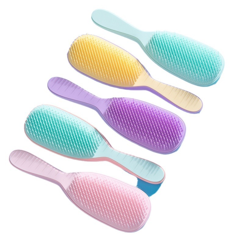 Mango largo costilla peine celebridad de Internet mismo estilo no anudado mullido masaje peine hogar costilla peine peluquería peine del pelo al por mayor