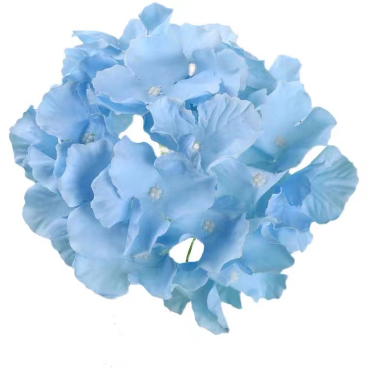 27 piezas de flores de hortenida de bodas, guía de diseño floral, sala de bodas, flores de fondo, flores falsas, flores de decoración de seda