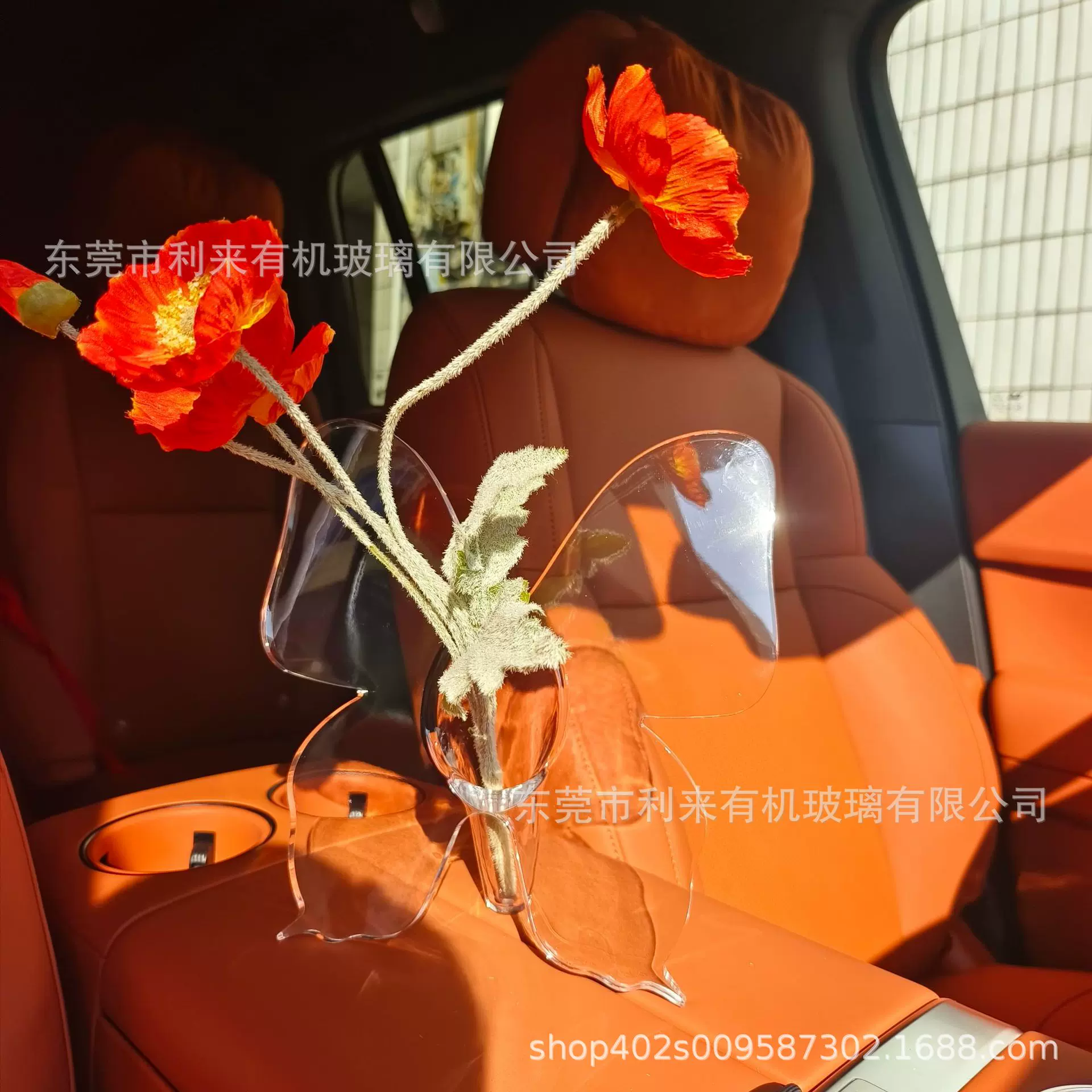 轻奢家居创意水培蝴蝶花瓶摆件办公室桌面水养植物容器餐桌装饰品