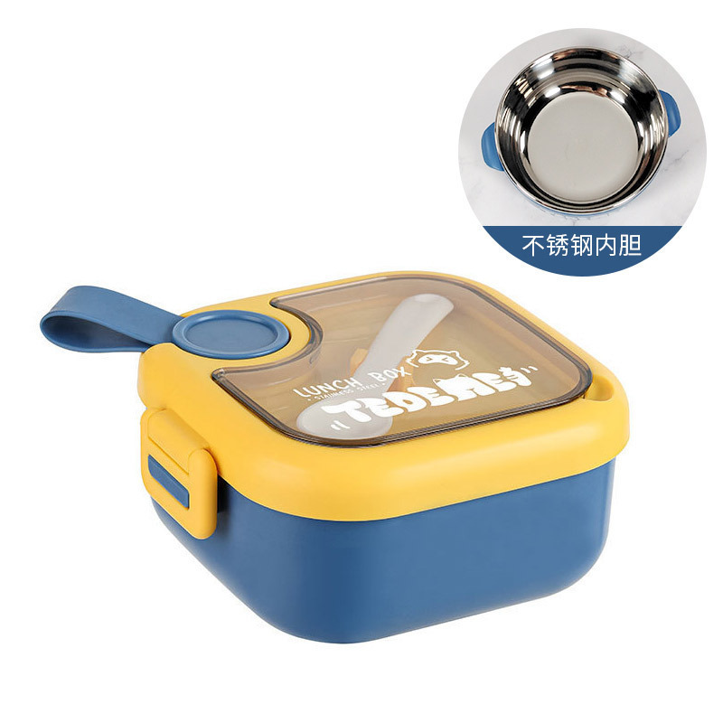 Portable Baby Food Bowl Cartoon Baby Bowl Cute Children's Eating Bowl Children's Tableware Set