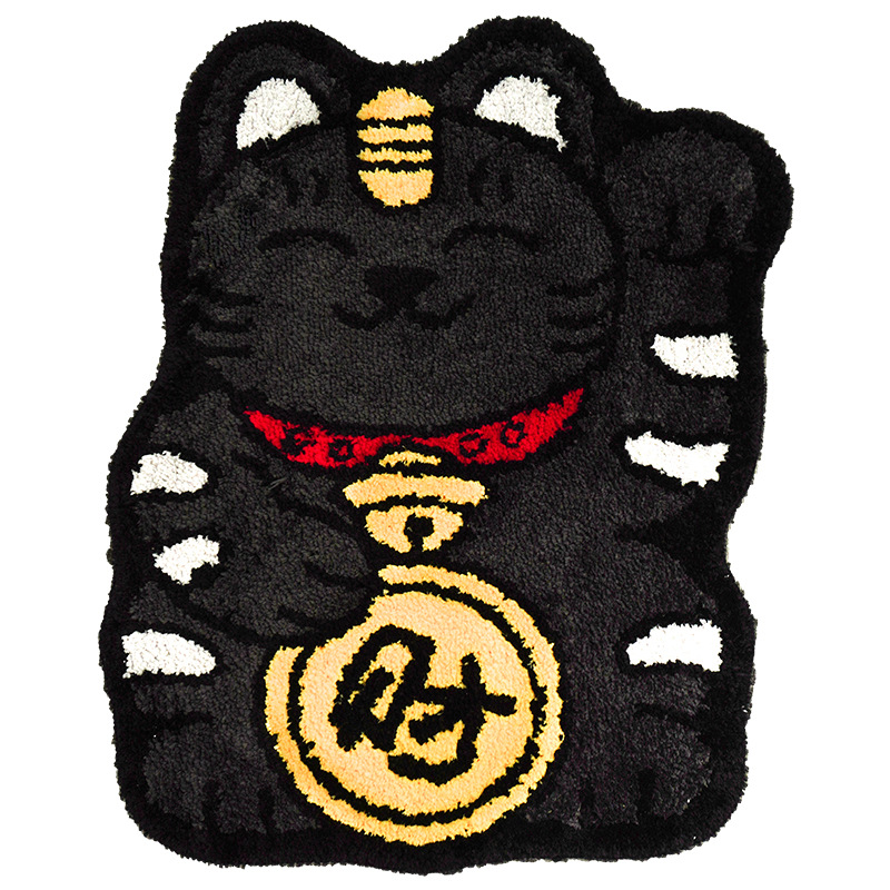 블랙 럭키캣 [65×80cm]