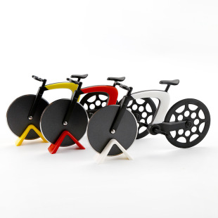 Creative Bicycle pizza Cutting pizza Roller Knife Pancake Cutter pizza Cutting Roller Knife