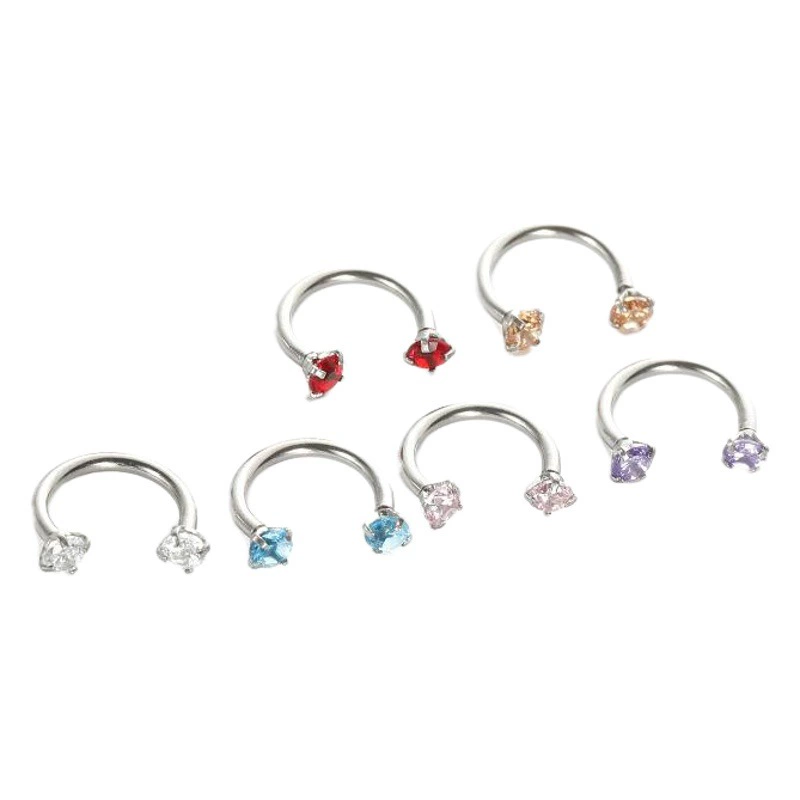 Фабрика Прямые поставки из нержавеющей стали ювелирные изделия C-образная Подкова стержень для мужчин и женщин может быть оптом