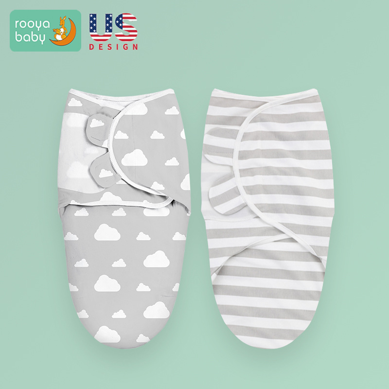 Edredón de algodón puro Four Seasons universal anti-kick toalla edredón anti-shock Toalla de pañales para bebés recién nacidos saco de dormir para bebés