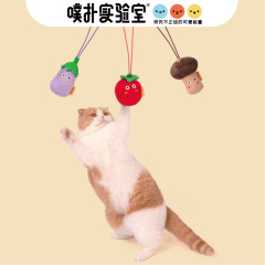 Pupupu Lab Vegetable Garden Series Panda Series Hang Hang Fun Cat Toy Catnip Fuzzy Cat Teaser Durable Biting