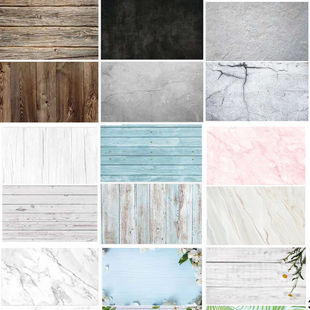 Cement Wall Wood Grain Cloth Board Marble Pattern Baking Ins Style Food Photography Board Photo Props Background Paper