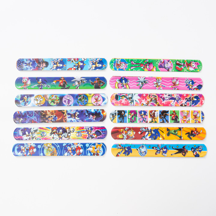 Nueva historieta Sonic raqueta anillo anime Sonic Snap anillo pulsera erizo juguete correa para la muñeca