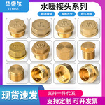 黄铜内丝外丝堵帽堵头六角八角内外牙堵头全铜闷头水暖气动铜配件