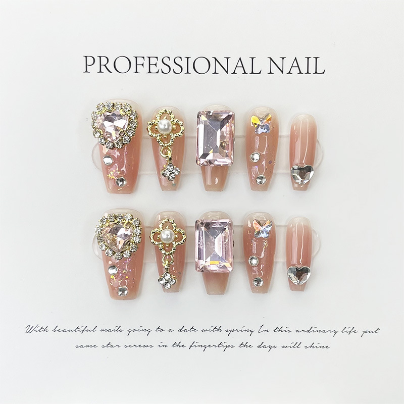 Rhinestone de la industria pesada largo (10 piezas por caja)