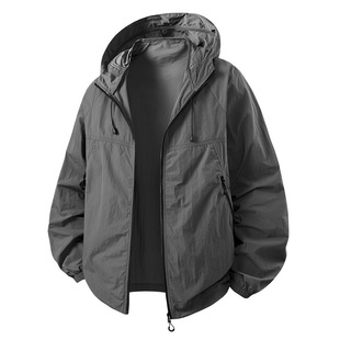 Cross-border wholesale summer assault clothing with hooded sunscreen clothing skin clothing men's lovers summer super