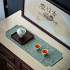 Tea ceremony dry bubble cushion leather tea table creative table flag home waterproof tea mats Nordic style simple tea table cloth small table cushion