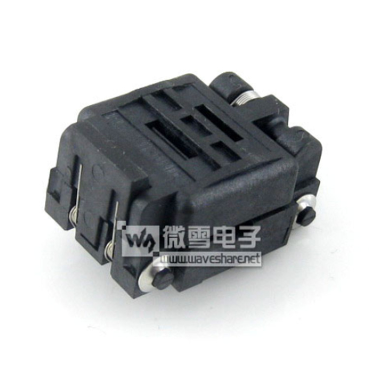 IC进行烧写测试 QFN48 MLP48 MLF48 引脚间距0.5mm 编程座 测试座