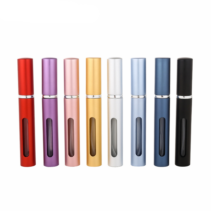 现货供应J025-5ml 铝制螺口香水分装喷雾瓶/便携式化妆品替换空瓶