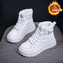 加绒高帮雪地靴女2025冬季新款学生ins韩版保暖休闲鞋棉鞋ZY12297