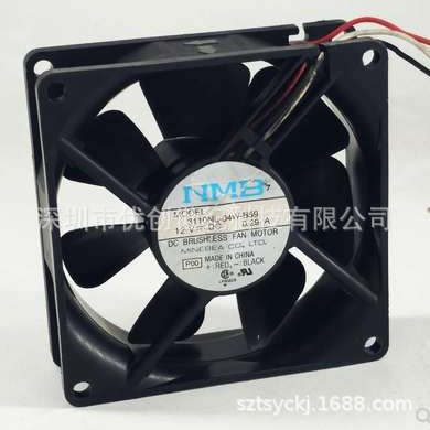 NMB 3110NL-04W-B59 8025 DC12V 0.29A 8CM服务器机箱散热风扇