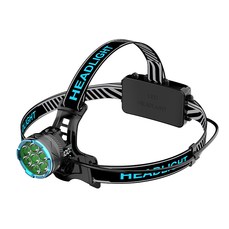 Cuentas de lámpara de matriz LED faro con sensor de luz fuerte, pantalla eléctrica digital lateral de cabeza de alta potencia, linterna de iluminación exterior