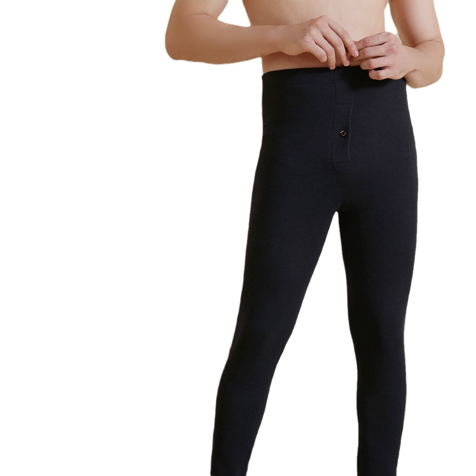 Шерстя-like? Actually translation: Woolen keep warm high trousers, leggings, high waist