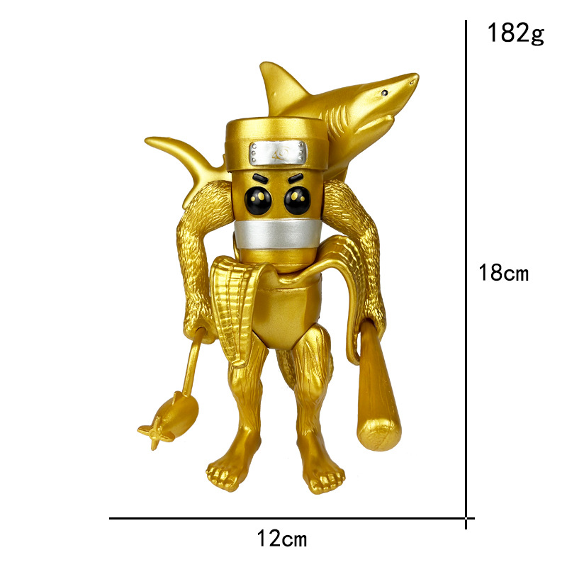国境を越えた新製品外国AI山海経手はすべて木の棒人Tralalaが靴を履いてサメの人形モデルを作った