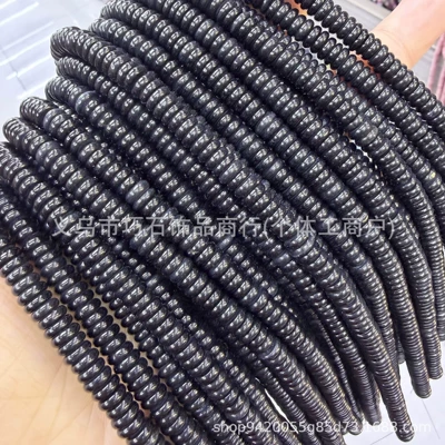 Zərgərlik ara hissələri – DIY Jewelry Wholesale - natural-black-stone-26mm