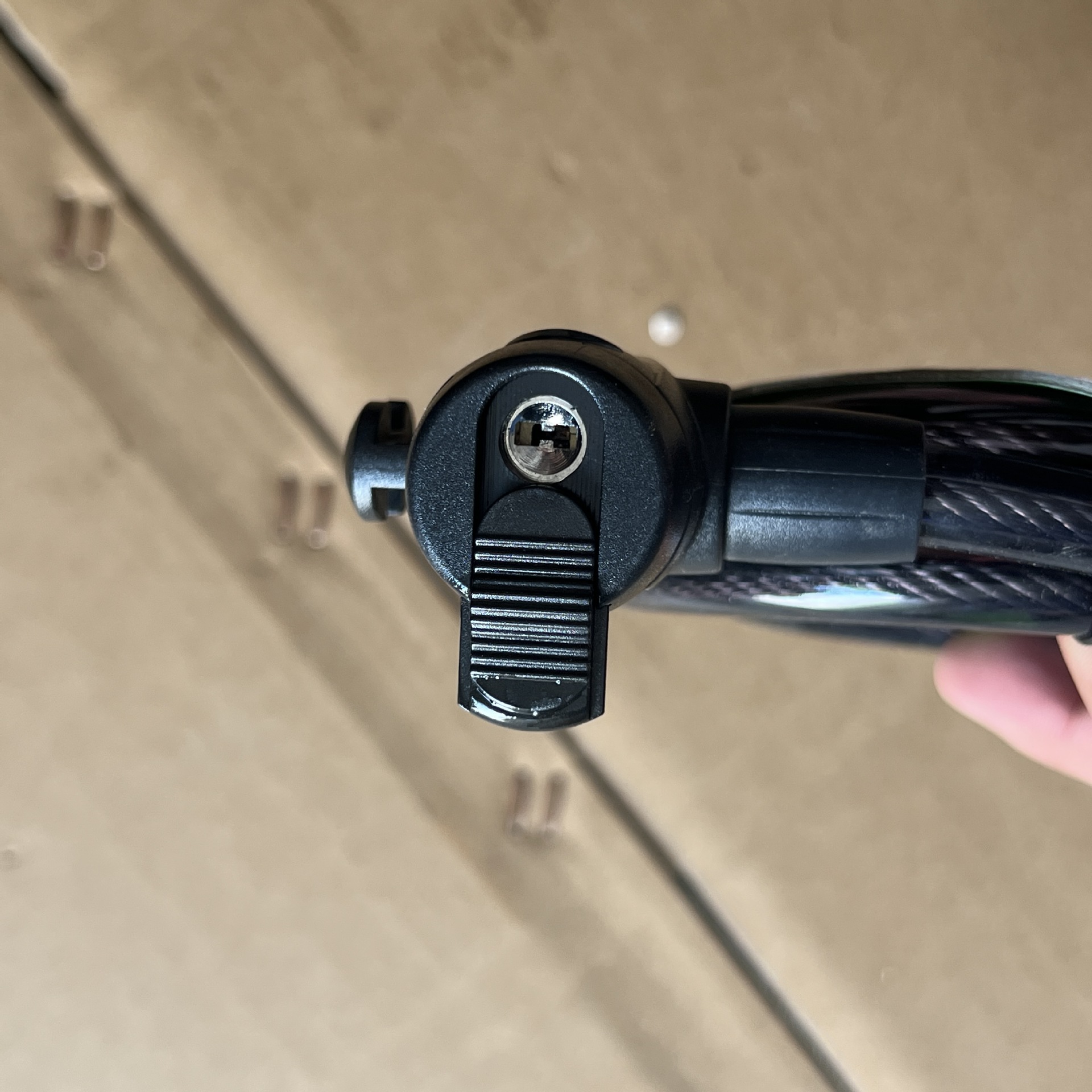 Cerradura de oro 588A cerradura de bicicleta de montaña cable de acero cerradura de anillo antirrobo accesorios de bicicleta