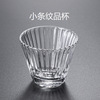 Japanese -style handmade blowing thick heat -resistant hammer, transparent glass kung fu tea cup Person cup personal cup