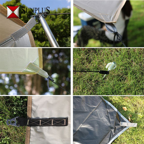 Tent Outdoor Camping Exhibition Sunshade Portable Thick Waterproof Park Tent Picnic Pavilion Wholesale