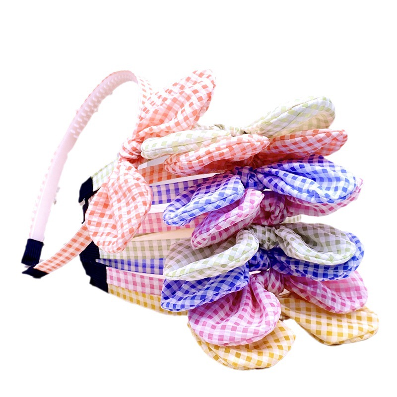 Orejas de conejo para niños Lollipop ciruela flor diadema arco diadema Orejas de conejo diadema 2 yuanes supermercado accesorios para el cabello tocado