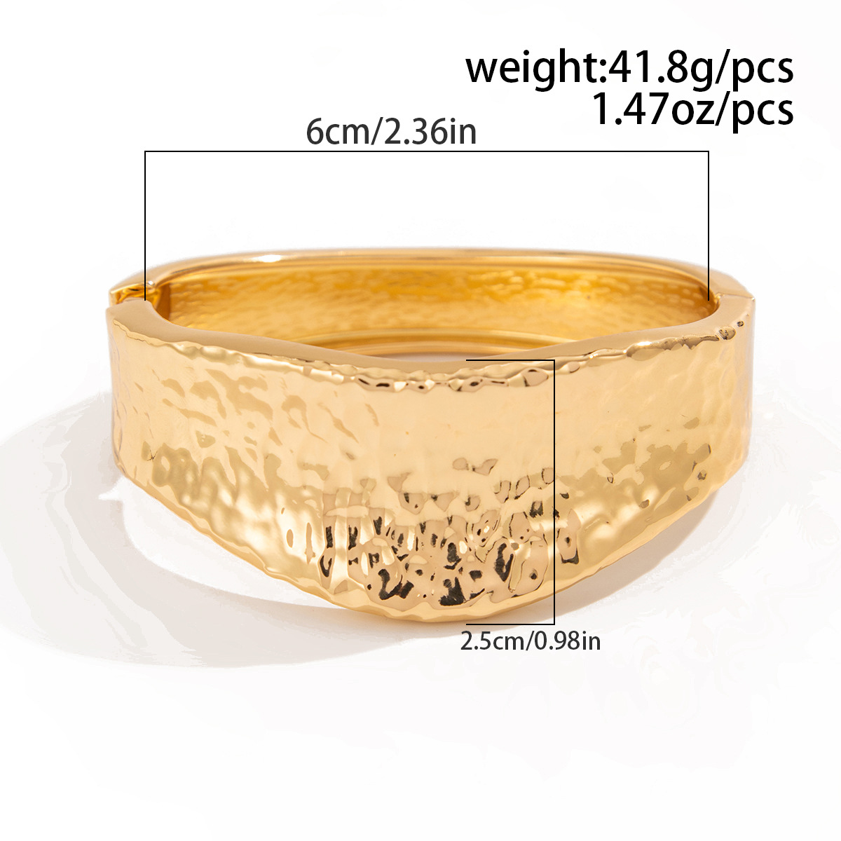 120g Weight Bangle Classification Alloy Chain Material 1 Piece Quantity Party, Street Occasion Alloy Material Geometric Pattern Women's Gender Plating Design Hip-Hop, Punk Style Hip-Hop Punk Geometric Alloy Bangles Wholesale 10