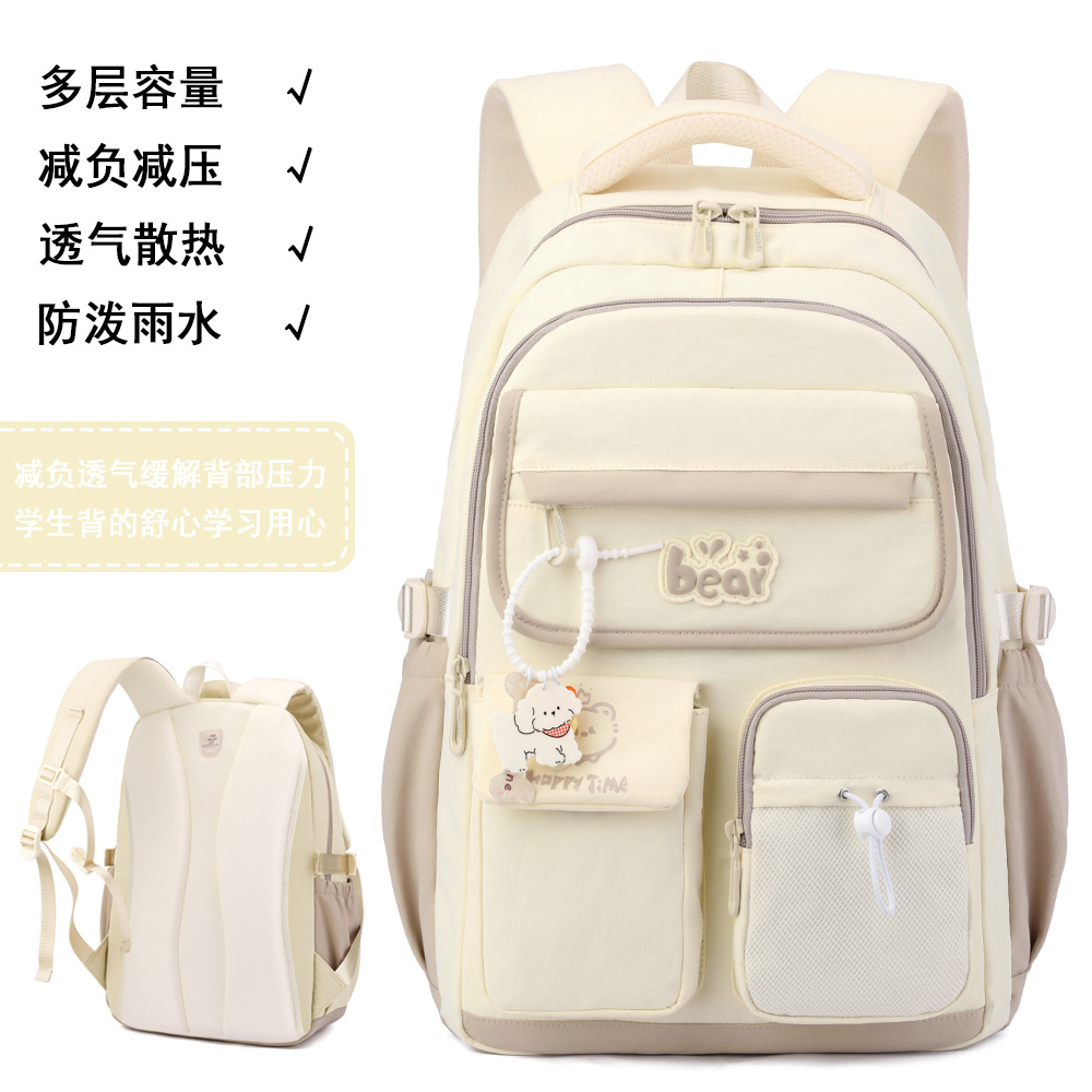 2026 nueva mochila de estudiantes transfronterizos, mochila de estudiantes de secundaria, mochila de estudiantes de secundaria, mochila adolescente de secundaria