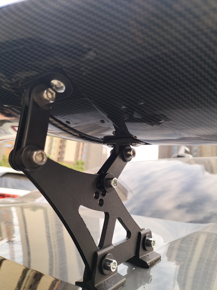 General Motors Punch-Free Large Tail Sedan GT Carbon Fiber High-Foot Spoiler Fixed Wind Tail