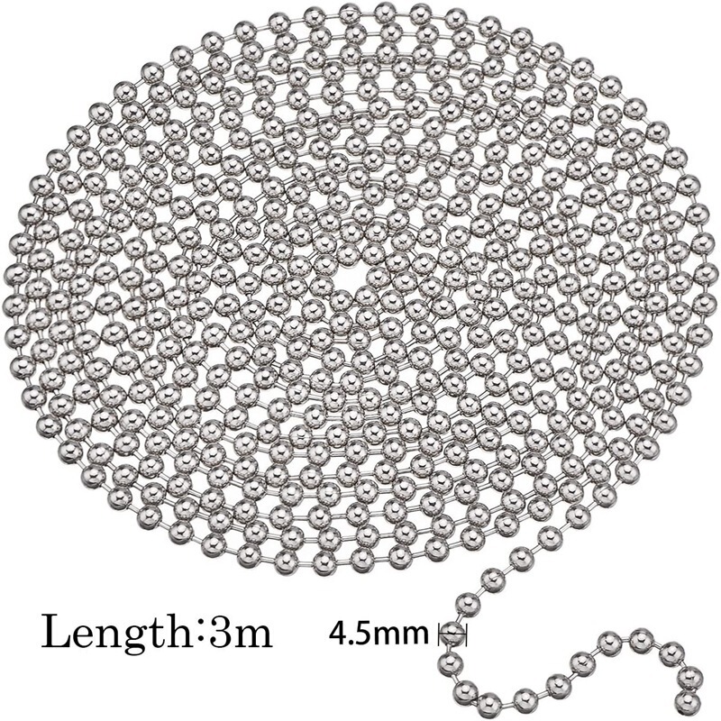 Roller blinds Venetian blinds stainless steel pull bead soft gauze curtain Roman curtain metal plastic bead chain accessories Roller blinds Venetian blinds stainless steel pull bead soft gauze curtain Roman curtain metal plastic bead chain accessories