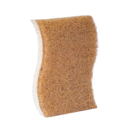 Non-stick oil kitchen dishwashing pot special gift box natural wood pulp cotton thickened household sponge dish brush artifact