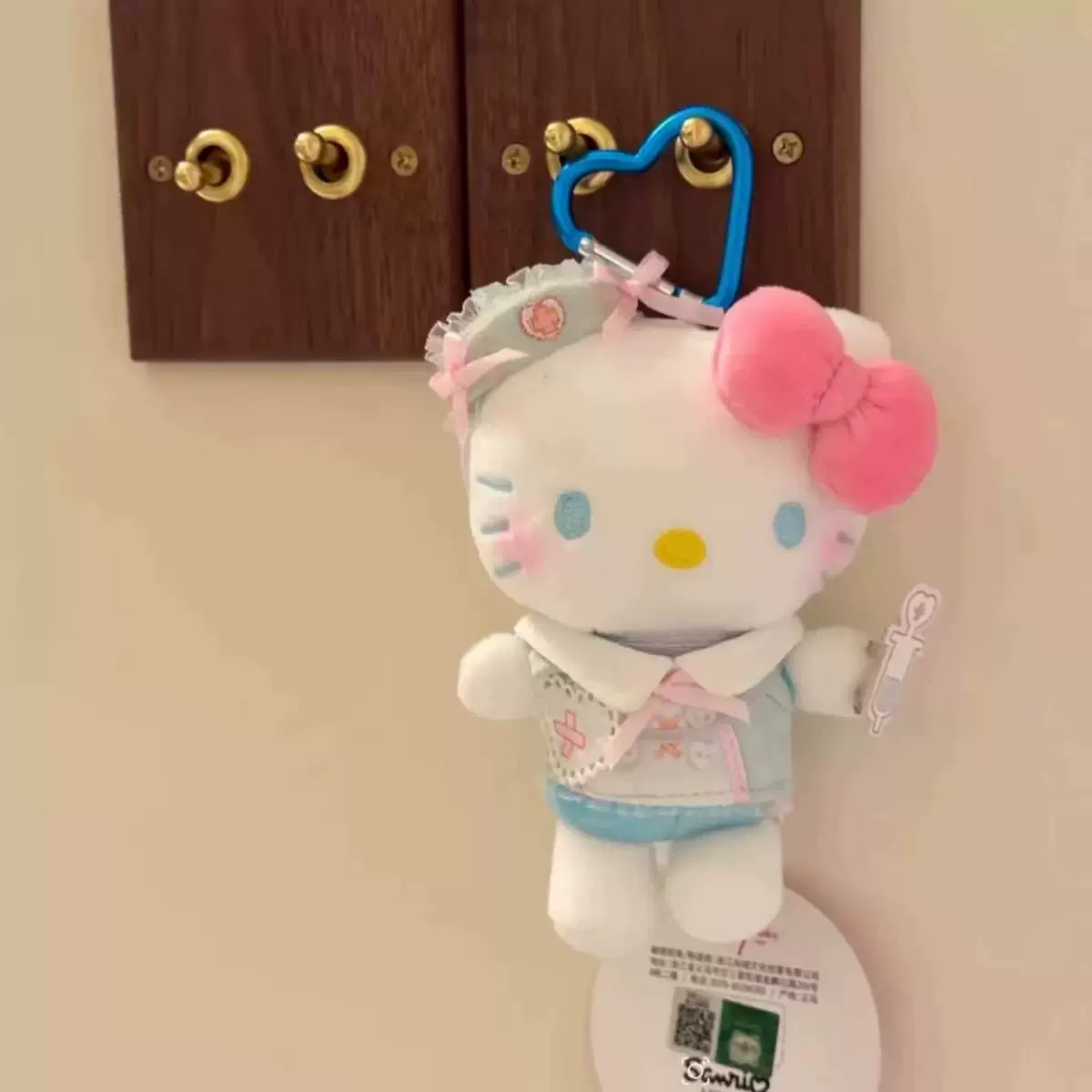 Hello Kitty, Hello Kitty, оригинальный классический рюкзак, мультяшная милая подвеска, плюшевый брелок, кукла