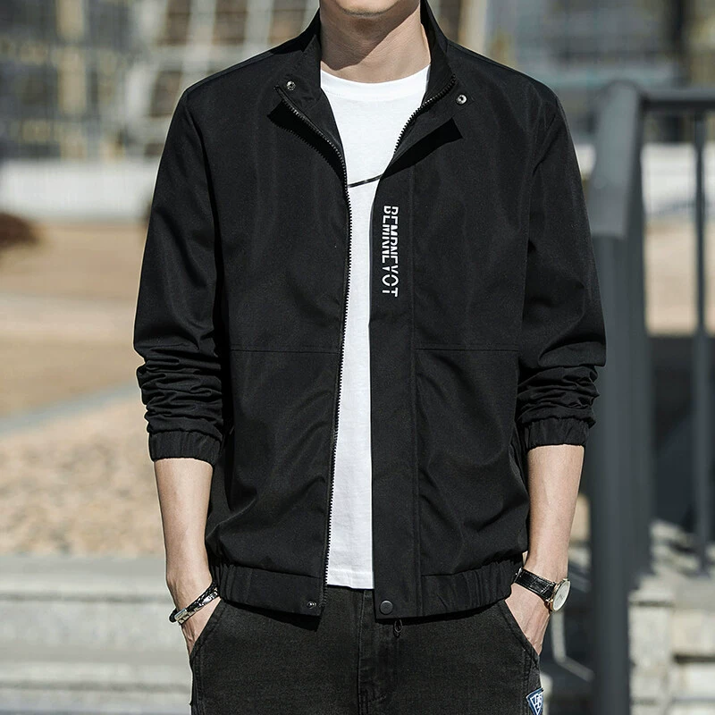 Куртка модная новая мужская куртка модная повседневная спортивная куртка весна и осень мужская одежда воротник завод прямые продажи