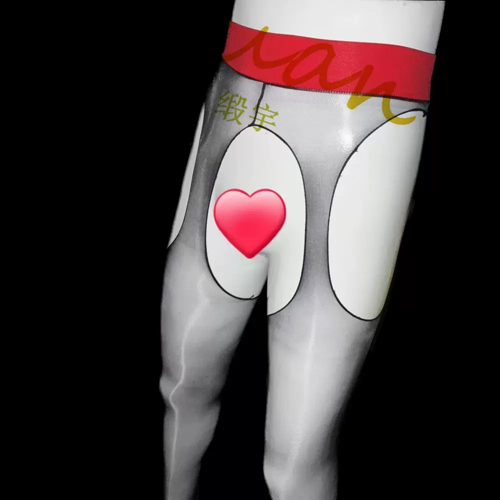 缎宇「浮影」四面雕空油亮极光丝袜吊带一体撞色黑丝性感连裤袜