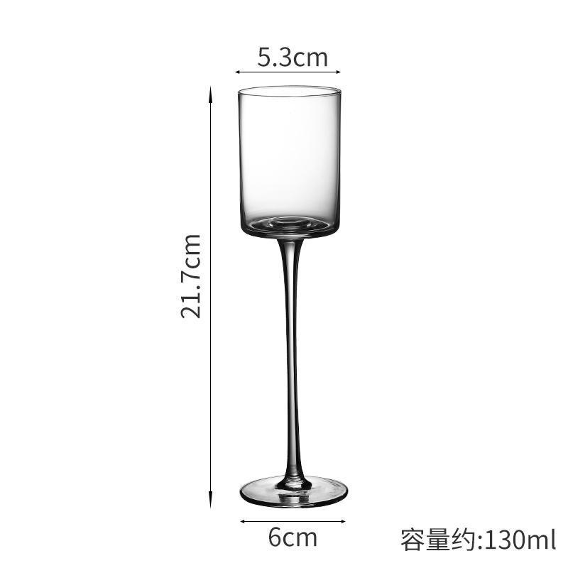 Copa de cóctel Margaret japonesa Copa de torre de cristal de patas altas Copa de cóctel de bar Copa de vino de frutas Martini