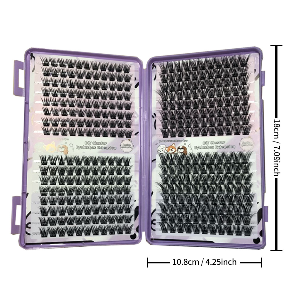 Comercio exterior gran capacidad FD03 densa mezcla de pestañas libro gripe europea y americana un solo injerto de pestañas falsas