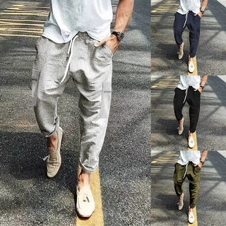 外贸运动长裤子男秋款宽松休闲美式抽绳青少年灯芯绒秋季卫裤现货