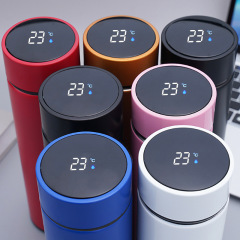 Gradient Smart Insulated Cup Stainless Steel Insulated Cup Portable Temperature Water Cup Business Gift Cup Logo Wholesale