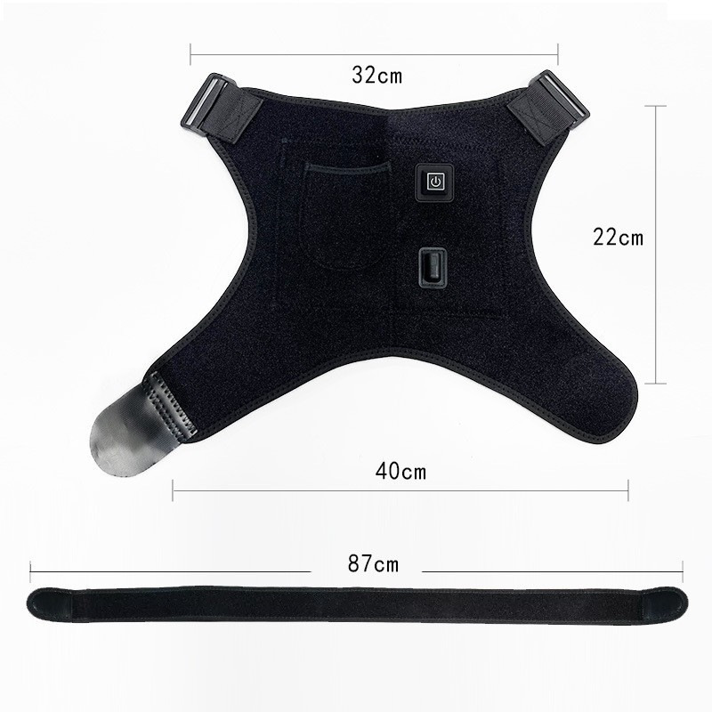Cruz-frontera calefacción hombro pad USB calefacción eléctrica hombro pad hombro zhouyan fisioterapia calefacción caliente compresa auto-calefacción moxibustión hombro pad