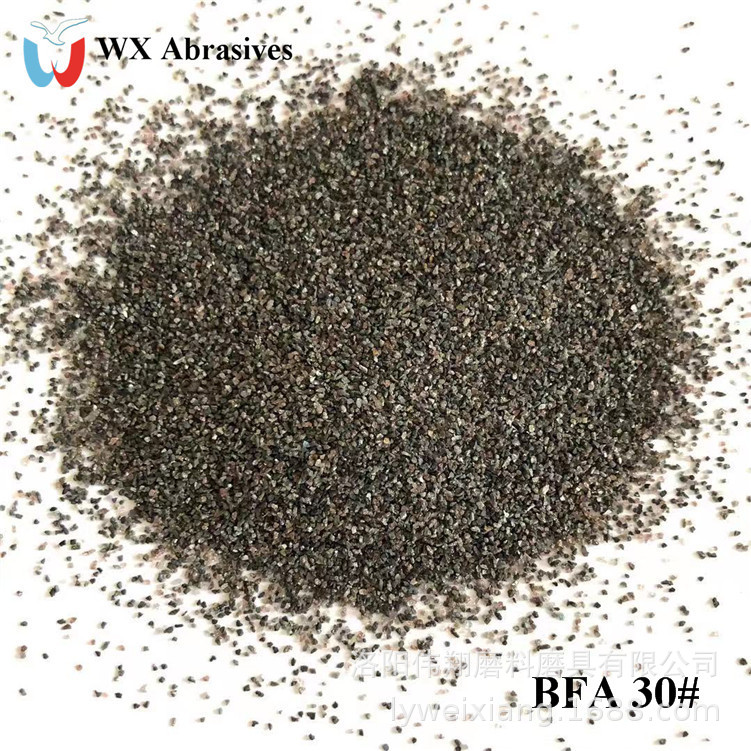 湖北一级棕刚玉F30目 树脂磨具 喷砂抛光除锈用金刚砂磨料